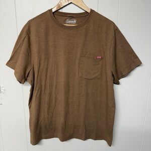 Coleman Short Sleeve Pocket T-Shirt Brown Men’s Suze XL EUC